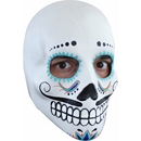 Masque crâne adulte fête des morts homme à moustaches