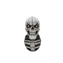 Masque intégral squelette blanc sourire homme