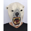 Masque latex ours polaire adulte