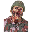 Masque latex soldat zombie adulte