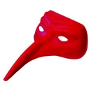 Masque long nez rouge adulte