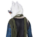 Masque Loup Blanc