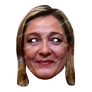 Masque carton Marine Le Pen