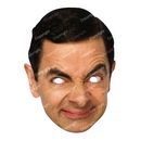 Masque carton Mr Bean