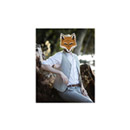 Masque papier renard