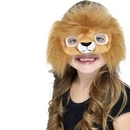 Masque peluche lion enfant