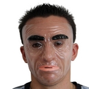 Masque visage homme sérieux