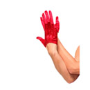 Mini gants rouges