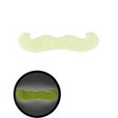 Moustache phosphorescente