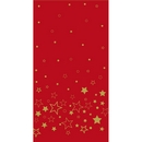 Nappe en rouleau papier damassé rouge étoilée