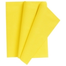 Nappe en papier jaune 120x180