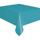 Nappe rectangulaire en plastique bleu caraïbe