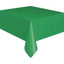 Nappe rectangulaire en plastique vert émeraude