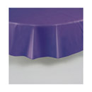 Nappe ronde en plastique violette