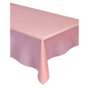 Nappe rose clair en plastique 137 x 274 cm