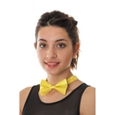 Noeud papillon jaune fluo adulte