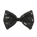 Noeud papillon noir avec sequins adulte