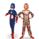 Pack déguisements enfant Captain America™ & Iron Man™ - Avengers™ Coffret