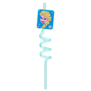 Paille en plastique rigide réutilisable La Reine des Neiges™