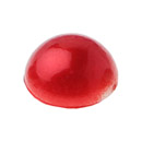 60 Perles autocollante Rouge