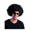 Perruque afro disco noire adulte