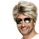 Perruque blonde courte homme