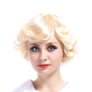 Perruque blonde vintage femme