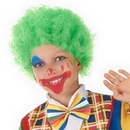 Perruque clown enfant verte