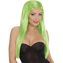 Perruque longue glamour verte femme