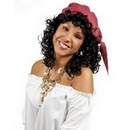 Perruque pirate avec bandana femme