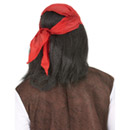 Perruque pirate avec bandana homme