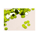 Confettis de table ronds verts