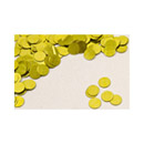 Confettis de table ronds dorés
