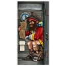 Décoration de porte Pirate au toilette