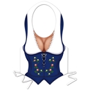 Tablier plastique femme bavaroise Oktoberfest