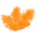 20 plumes de décoration orange