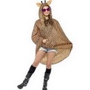 Poncho girafe adulte