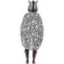 Poncho zèbre adulte
