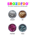 Poudre scintillante argentée Snazaroo 12 ml