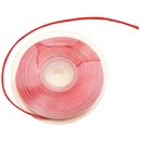 Rouleau de raphia avec fil métallique rouge