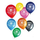 Sachet 8 ballons 50 ans