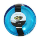 Saladier en plastique rigide bleu turquoise 27 cm