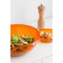 4 coupelles en plastique rigide orange 40 cl