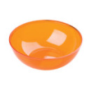 Saladier en plastique rigide orange 27 cm