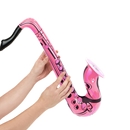 Saxophone gonflable rose