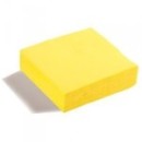 50 serviettes cocktail papier microgaufré double épaisseur jaune 25 cm