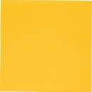 20 Serviettes en papier épais Jaune 33 x 33 cm