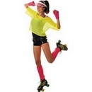 Shorty disco noir brillant femme
