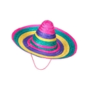 Sombrero multicolore adulte