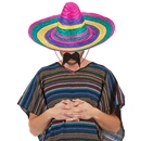 Sombrero multicolore adulte